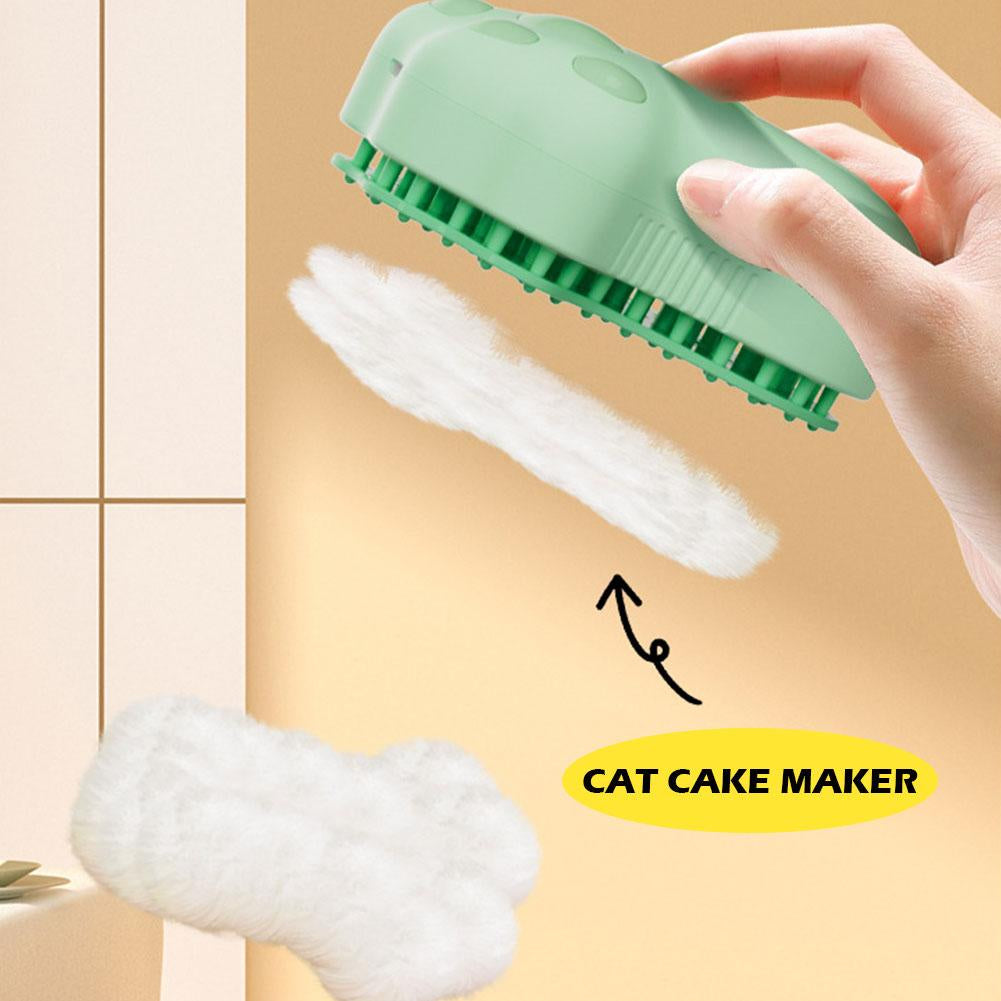Electric Cat Steam Brush – 3-In-1 Pet Grooming tool