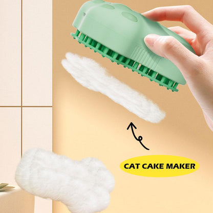 Electric Cat Steam Brush – 3-In-1 Pet Grooming tool